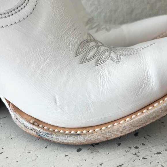 Lane MEGAN MORONEY Cowboy Boots Smokeshow Womens 9 White Western Cowgirl Tall - Picture 3 of 12